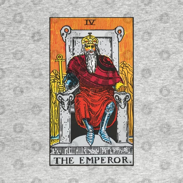 The Emperor tarot card by Nate's World of Tees